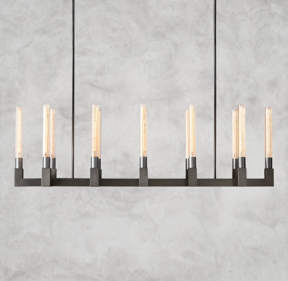 Cannele Linear Chandelier 55", 67"